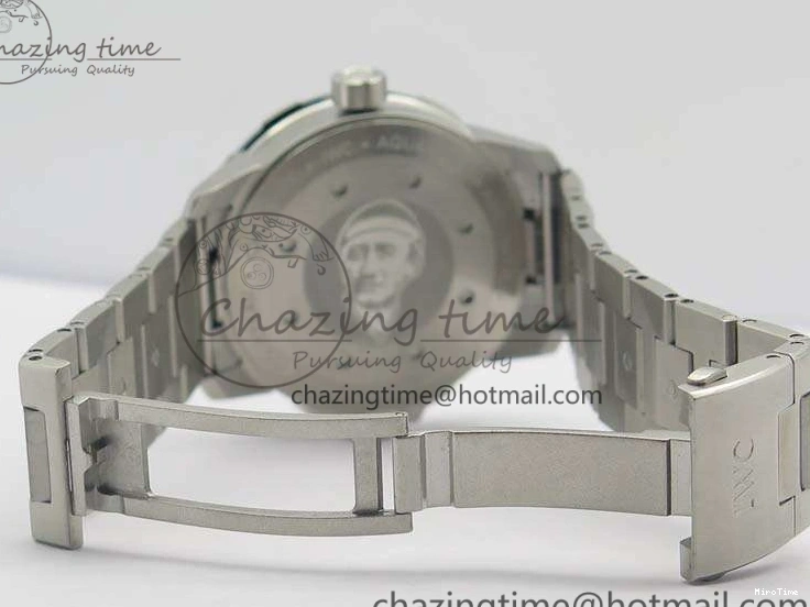 MIROTIME 0217 EasyMatch Aquatimer Automatic IW329004 V6F 1:1 Best Edition Blue Dial On SS Bracelet MIYOTA 7224